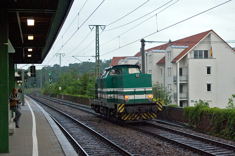 ex-V100 der Hochwaldbahn bei km 16,6 (Mai 2008)