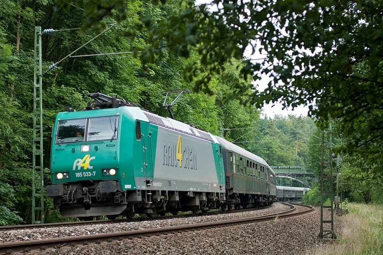 185 533 mit DPE 19995 bei km 11,8 (August 2009)