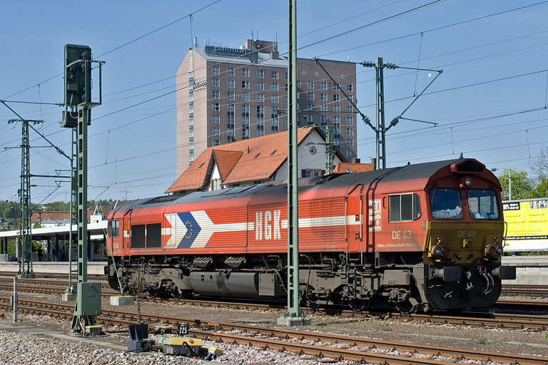 HGK DE 63 bei km 15,6 (April 2009)