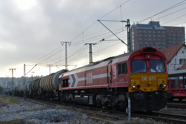 HGK DE 671 bei km 15,6 (September 2009)