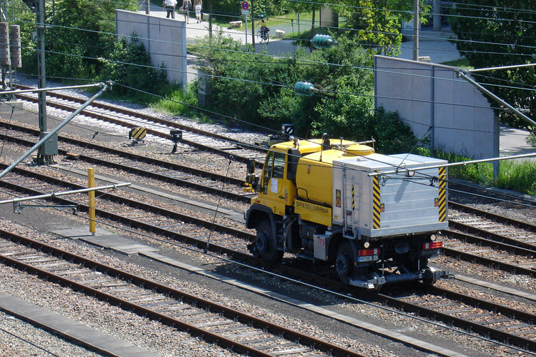 Zweiwegefahrzeug bei km 15,8 (Mai 2009)