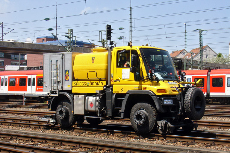 Zweiwegefahrzeug bei km 15,8 (Mai 2009)