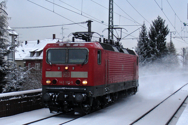 143 105 bei km 16,8 (Dezember 2010)