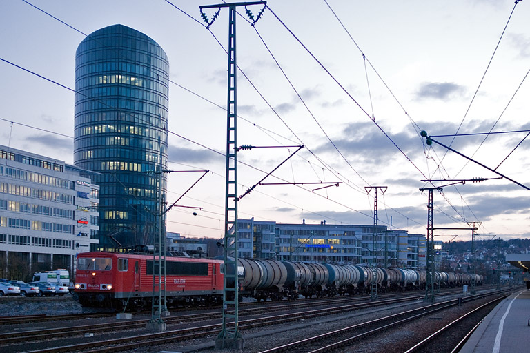 155 033 bei km 15,6 (M&auml;rz 2010)