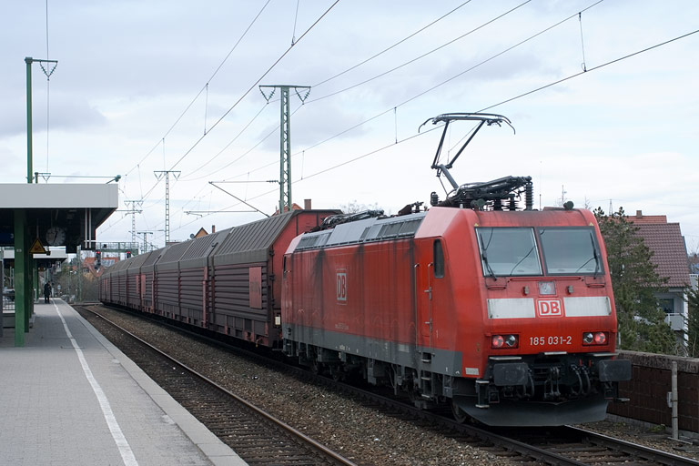 185 031 bei km 16,8 (M&auml;rz 2010)