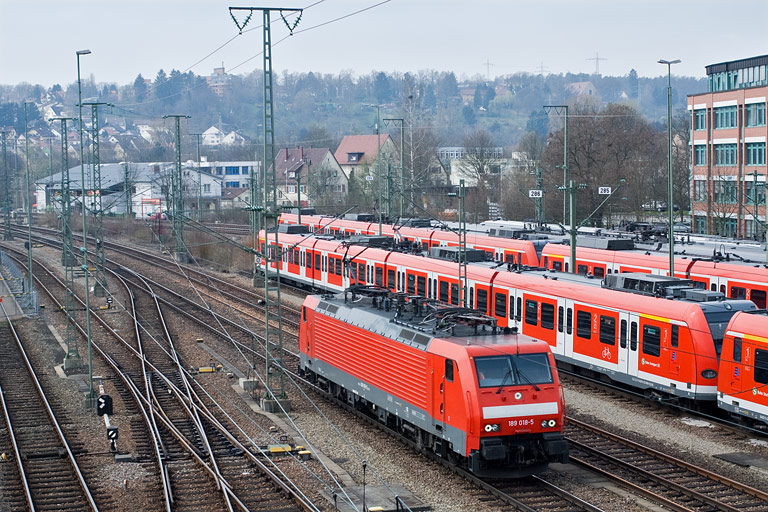 189 018 bei km 16,0 (April 2010)