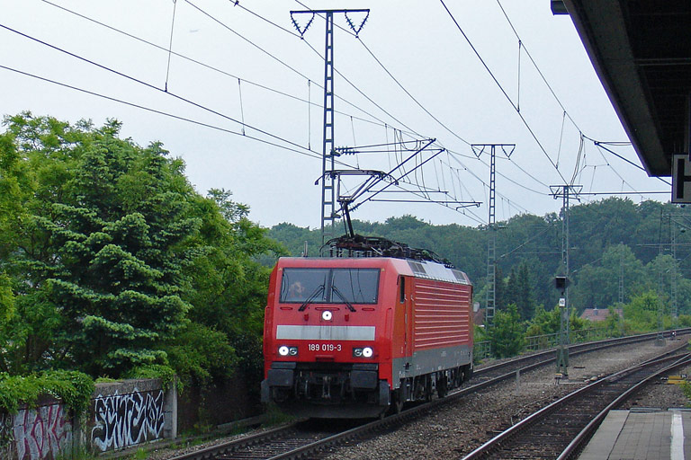 189 019 bei km 16,8 (Juni 2010)