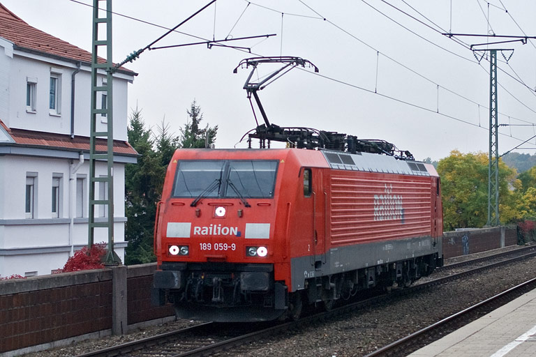 189 059 bei km 16,8 (Oktober 2010)