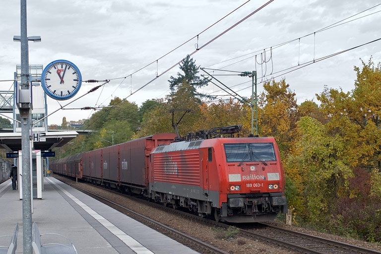 189 063 bei km 14,2 (Oktober 2010)