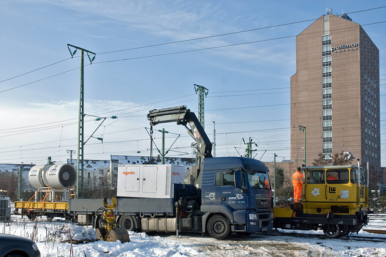 Schwerkleinwagen bei km 15,8 (Januar 2010)