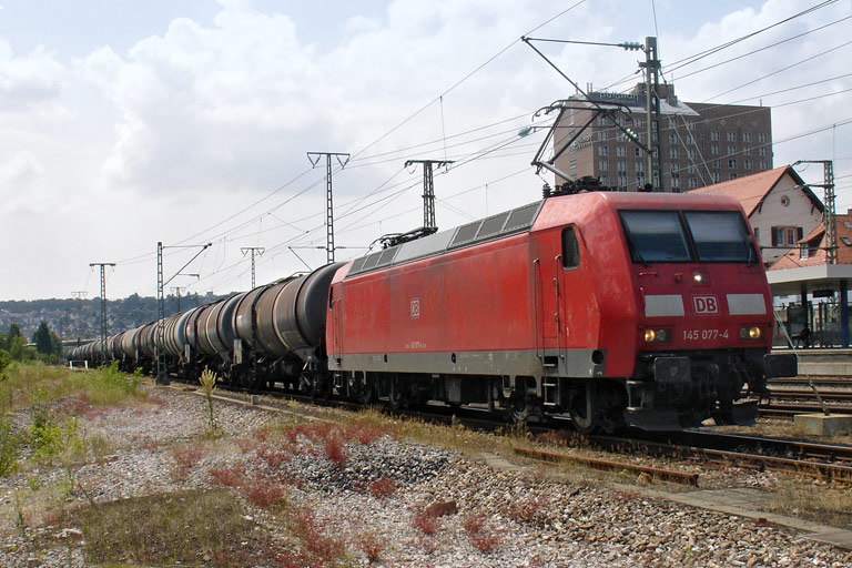 145 077 bei km 15,6 (Juli 2011)