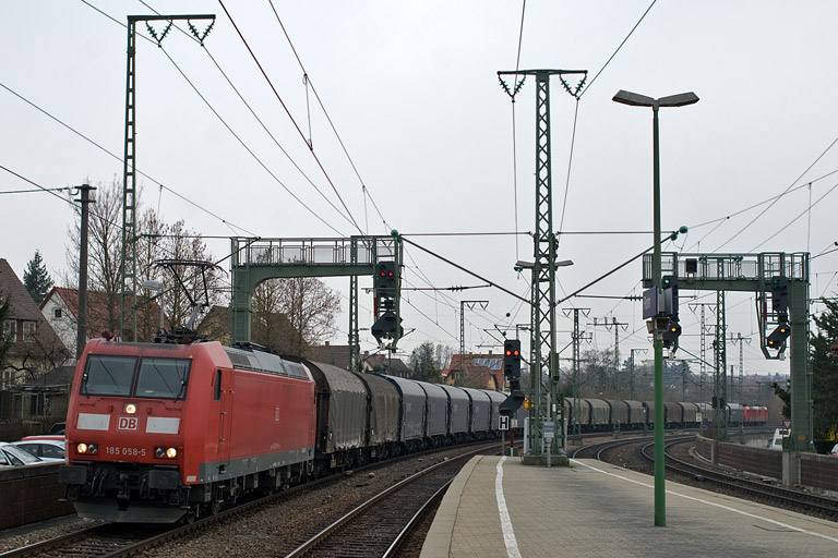 185 058 in Stuttgart-Rohr