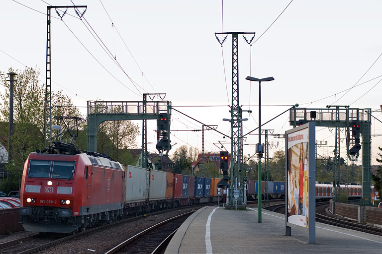 185 088 mit TEC 43161 bei km 16,6 (April 2011)