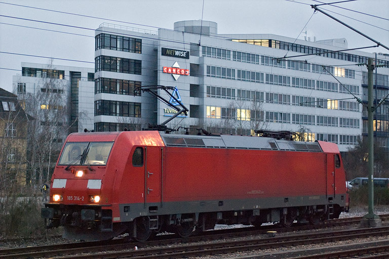 185 314 bei km 15,6 (Februar 2011)