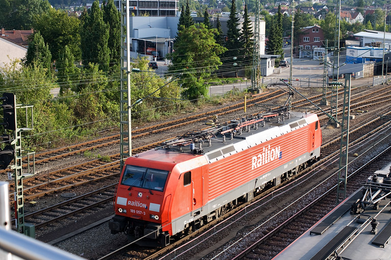 189 057 bei km 16,0 (August 2011)