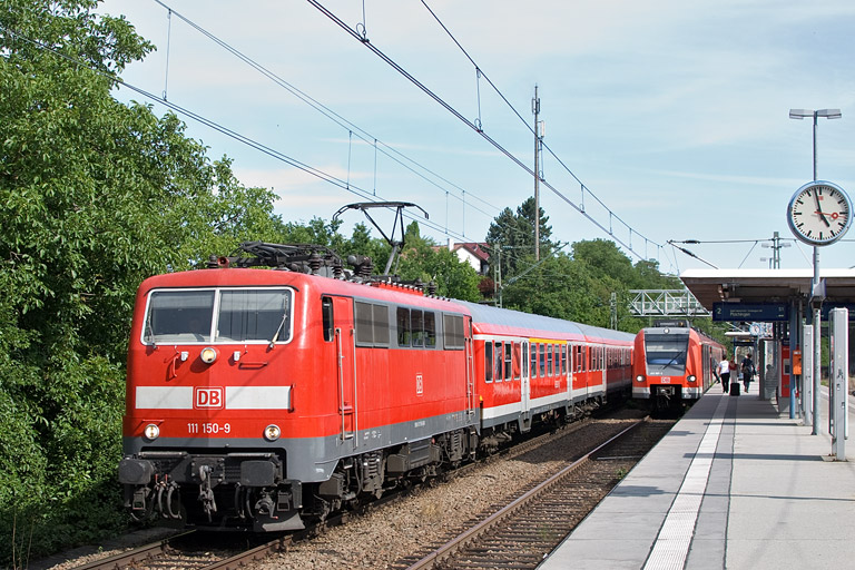 111 150 bei km 14,2 (Juni 2012)