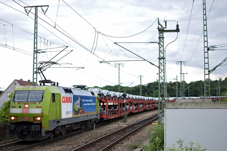 152 005 mit GA 60084 bei km 16,8 (Juli 2012)