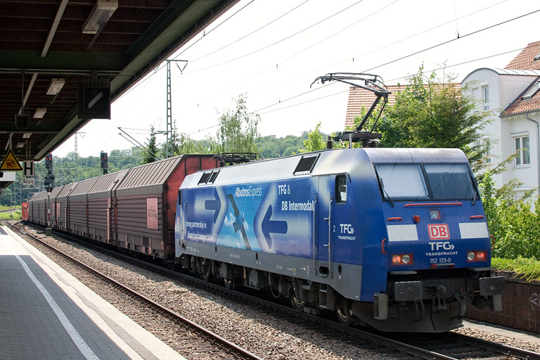 152 135 bei km 16,8 (Juni 2012)
