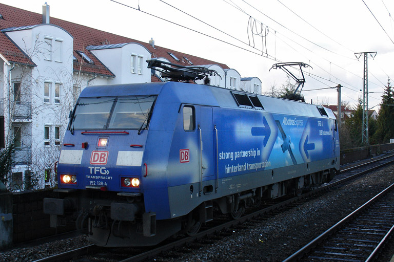 152 138 bei km 16,8 (Januar 2012)