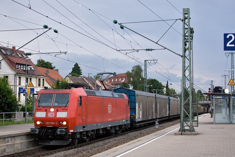 185 083 mit GA 61781 bei km 15,6 (Juli 2012)