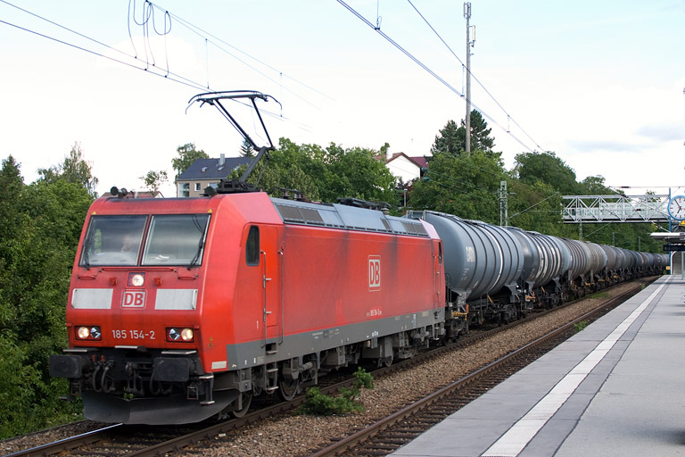185 154 bei km 14,2 (Juli 2012)