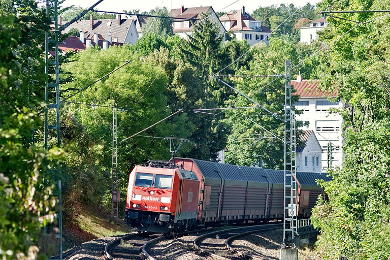 185 204 mit EK 56167 bei km 8,0 (September 2012)