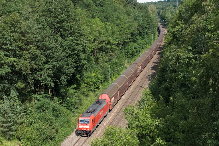 185 301 mit EK 56167 bei km 20,4 (August 2012)
