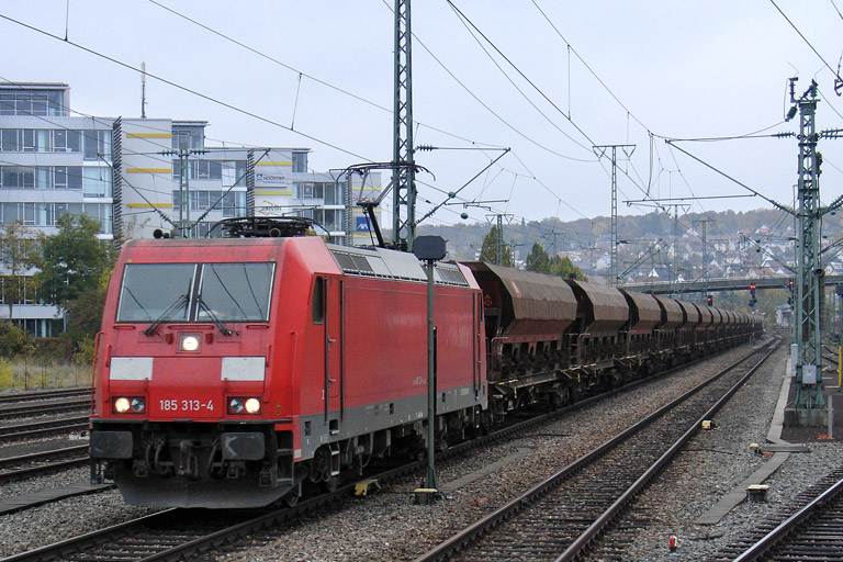 185 313 mit GB 62773 bei km 15,8 (Oktober 2012)