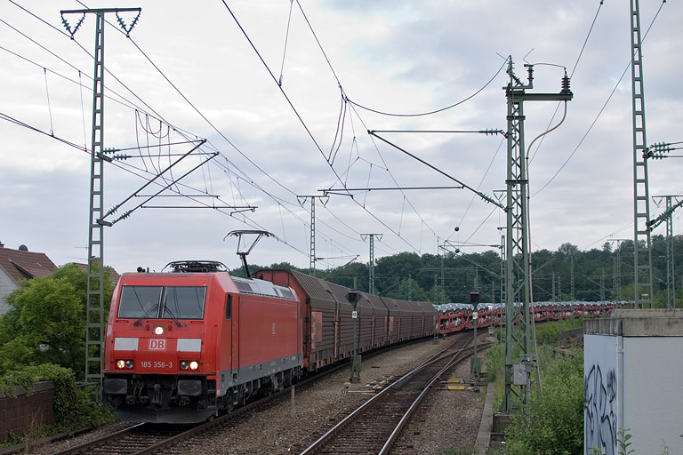 185 356 mit GA 60084 bei km 16,8 (Juli 2012)