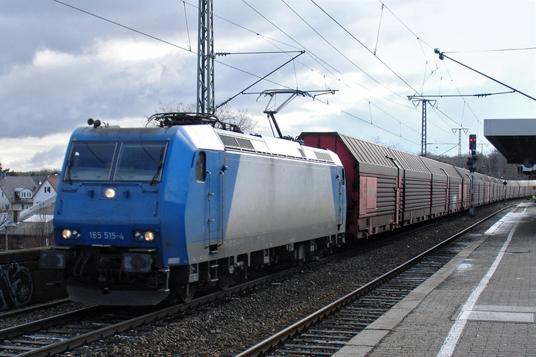 185 515 mit GA 60080 bei km 16,8 (Januar 2012)