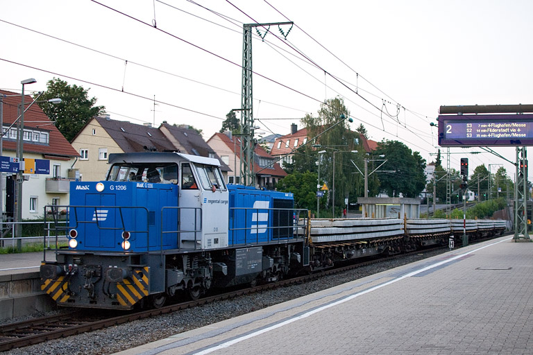 Regental Cargo D 05 (Baureihe G 1206) bei km 15,6 (Juli 2012)