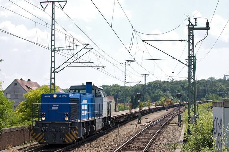 Regental Cargo D 05 (Baureihe G 1206) bei km 16,8 (Juli 2012)