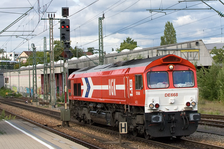 HGK DE 668 bei km 15,4 (Juli 2012)