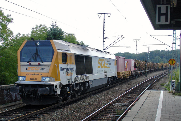 SGL V500.06 mit DBV 95647 bei km 16,8 (August 2012)