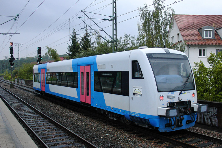 VT 416 als Tfzf (D) 91606 bei km 16,8 (August 2012)