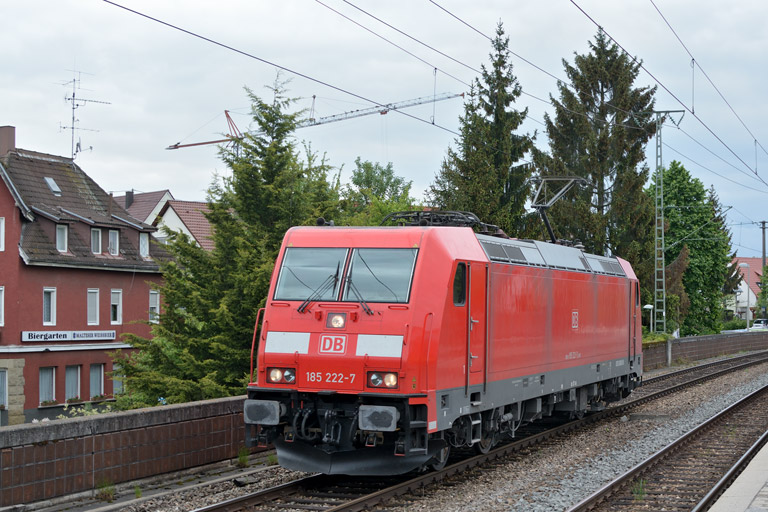 185 222 bei km 16,8 (Mai 2013)