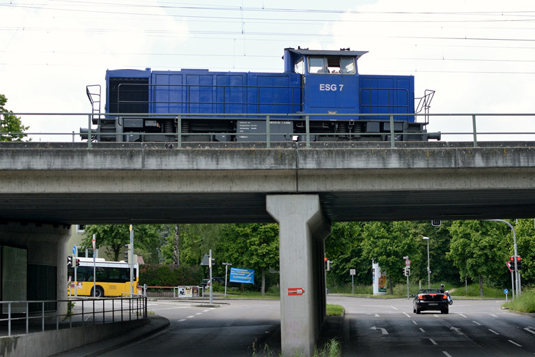 ESG 7 (Baureihe G 1205) bei km 16,4 (Juni 2013)