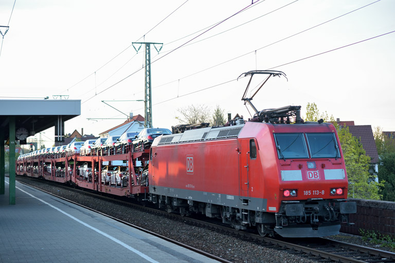 185 113 mit GA 52930 bei km 16,8 (April 2014)