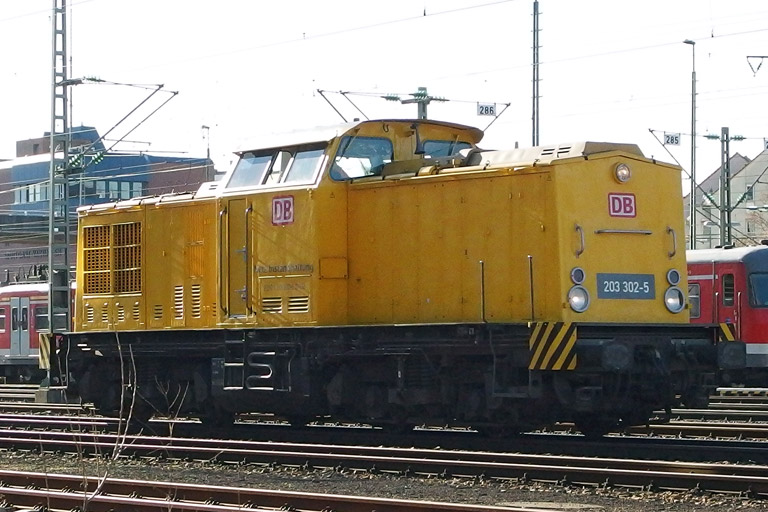 203 302 bei km 15,8 (Februar 2014)