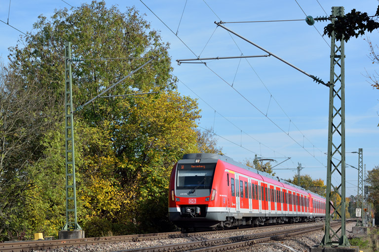 430 054 in Stuttgart-Dachswald (November 2014)