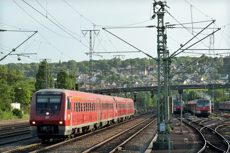 611 538 als Lt 22280 bei km 15,8 (Juni 2014)