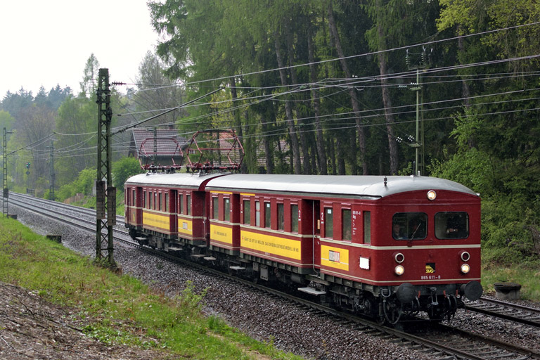 465 005/865 611 als DPE 20348 bei km 18,0 (April 2014)