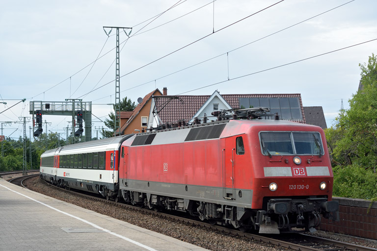 120 130 mit IC 283 bei km 16,8 (Juli 2015)