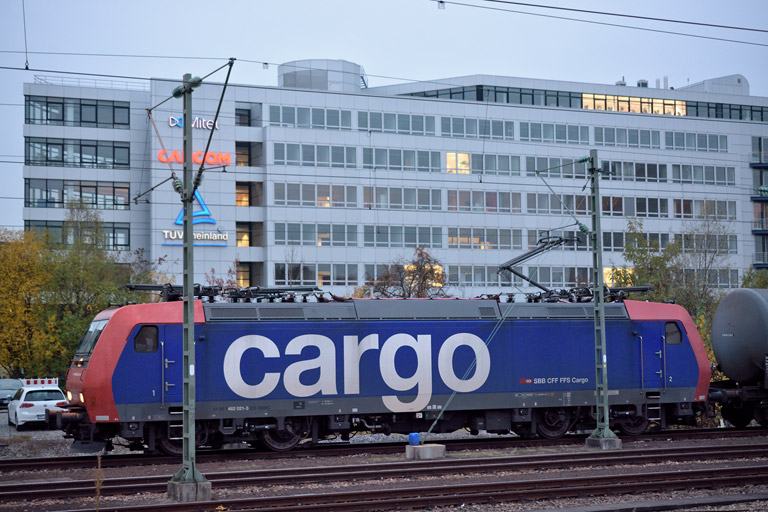 482 021 bei km 15,6 (Oktober 2015)