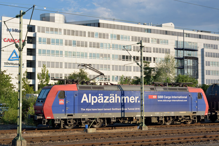 482 022 bei km 15,6 (Juli 2016)