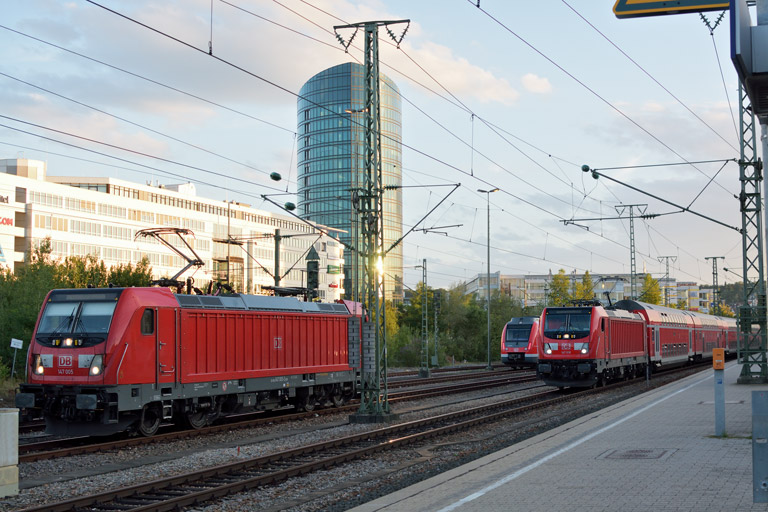 147 005 bei km 15,6 (Juli 2017)