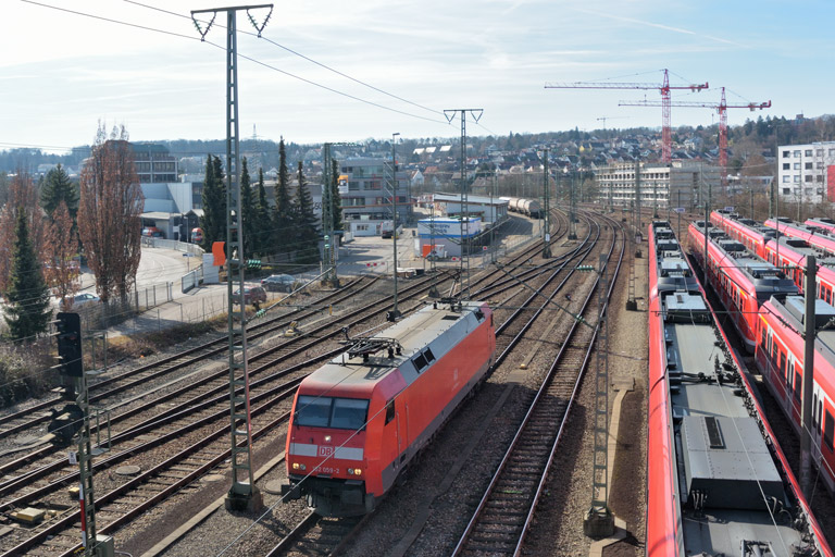 152 059 bei km 16,0 (Februar 2017)