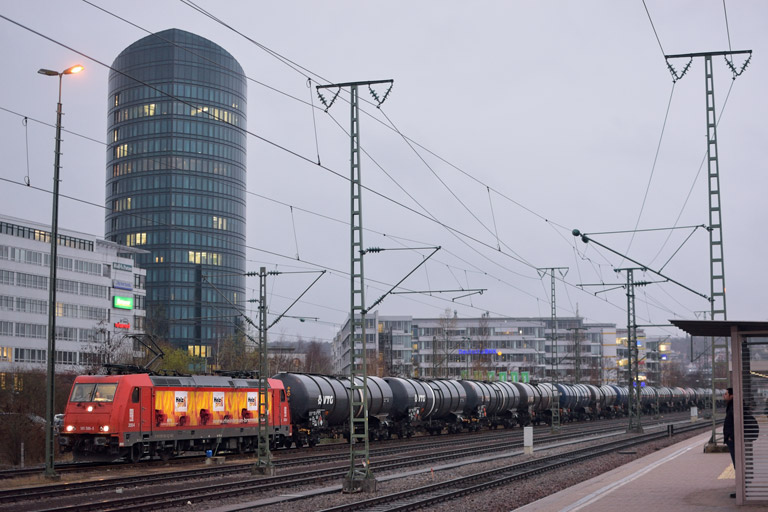 HGK 185 586 bei km 15,6 (M&auml;rz 2017)