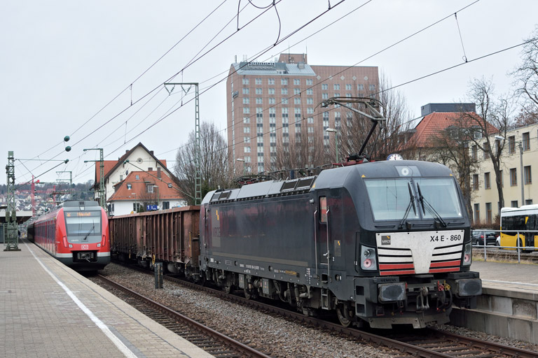 193 860 mit Bauz 75673 bei km 15,6 (Februar 2017)