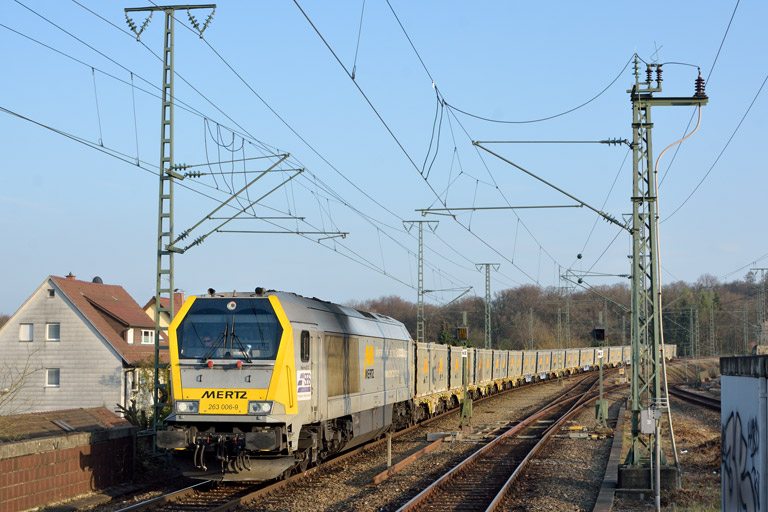 263 006 bei km 16,8 (April 2017)